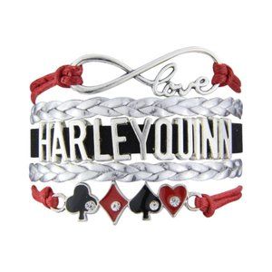 Harley Quinn- - Infinity love bracelet: Charm